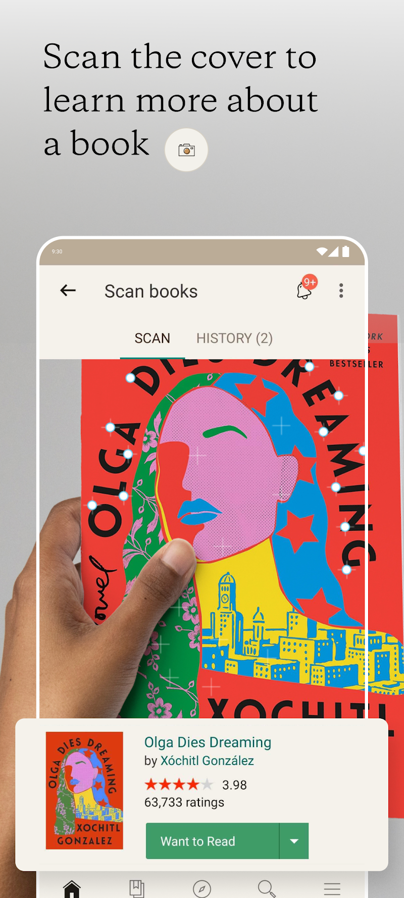 Goodreads: Book Tracker & More arkadaşlar sekmesi