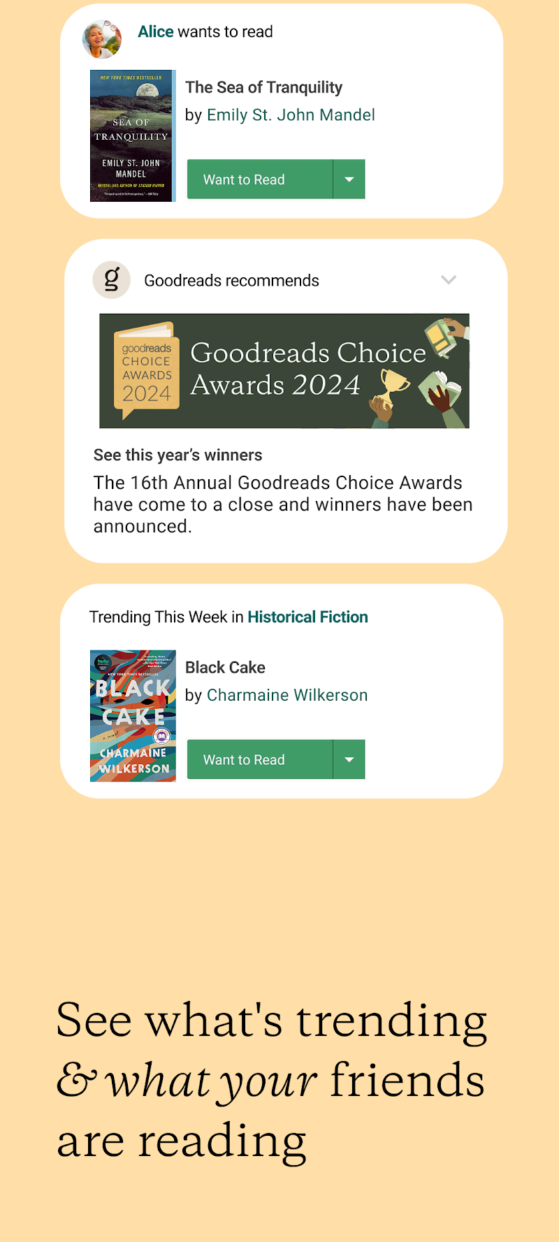 Goodreads: Book Tracker & More grup tartışma ekranı