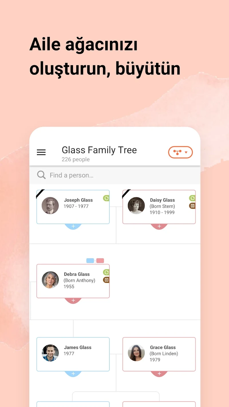 MyHeritage: Aile Ağacı & DNA APK ana ekran görüntüsü