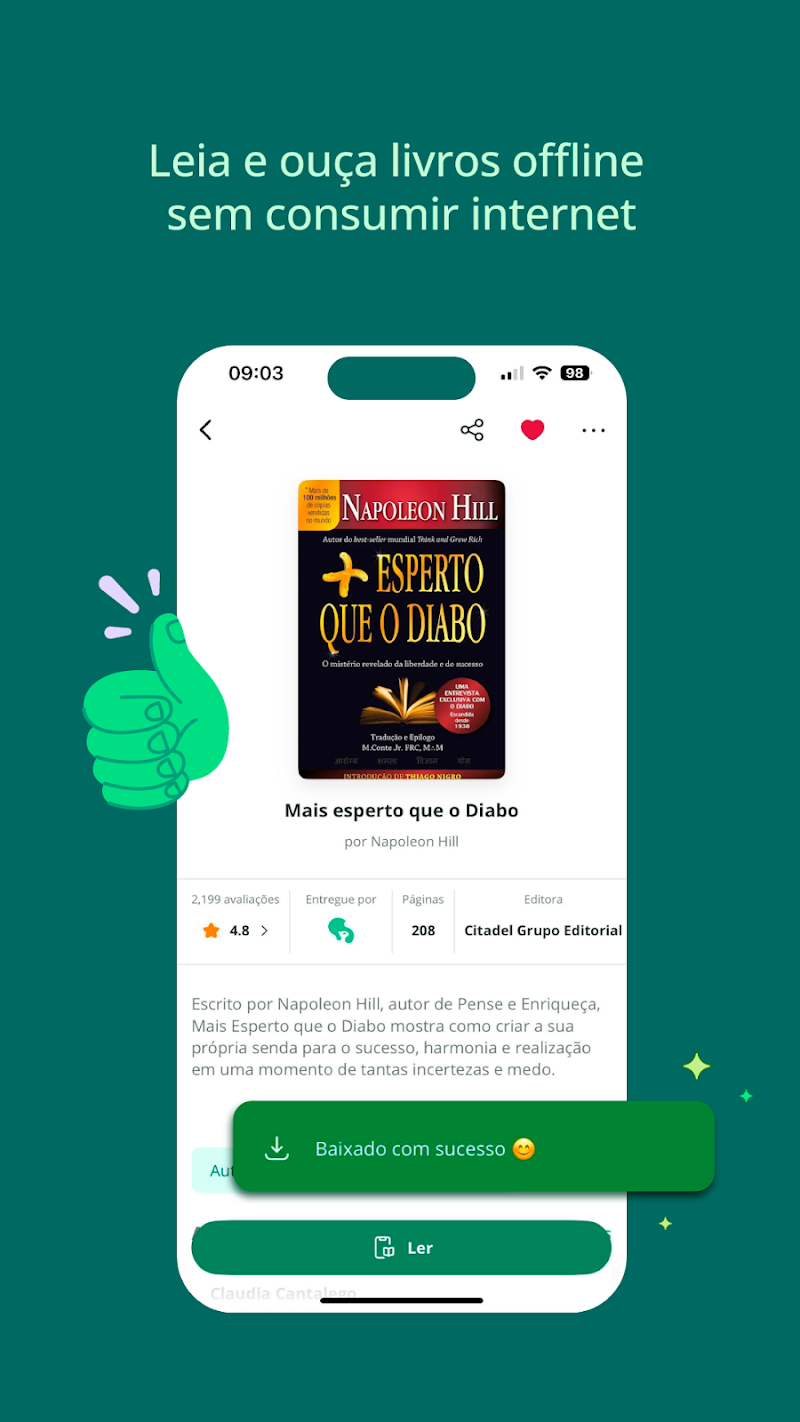 Skeelo: Audiobooks & Ebooks gece modu özelliği