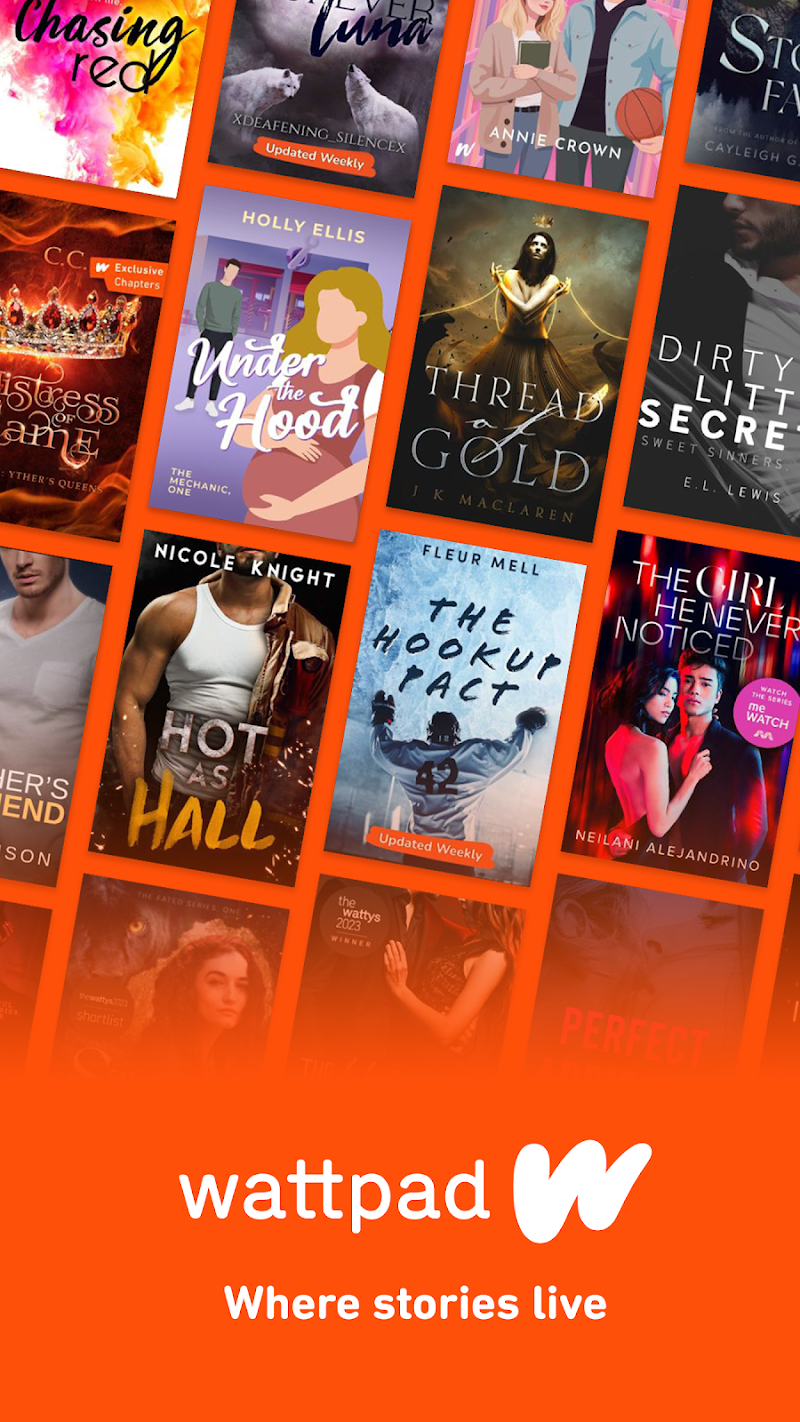 Wattpad Beta APK ana ekran görüntüsü
