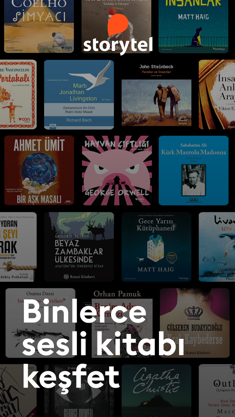 Storytel: Sesli kitap, e-kitap APK ana ekran görüntüsü
