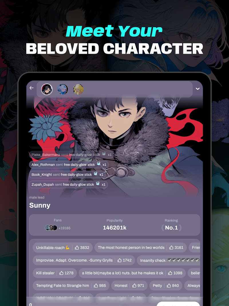 WebNovel yeni eklenen romanlar ekranı