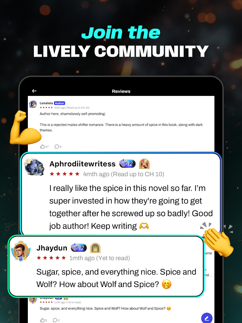 WebNovel APK indir butonu ekran görüntüsü