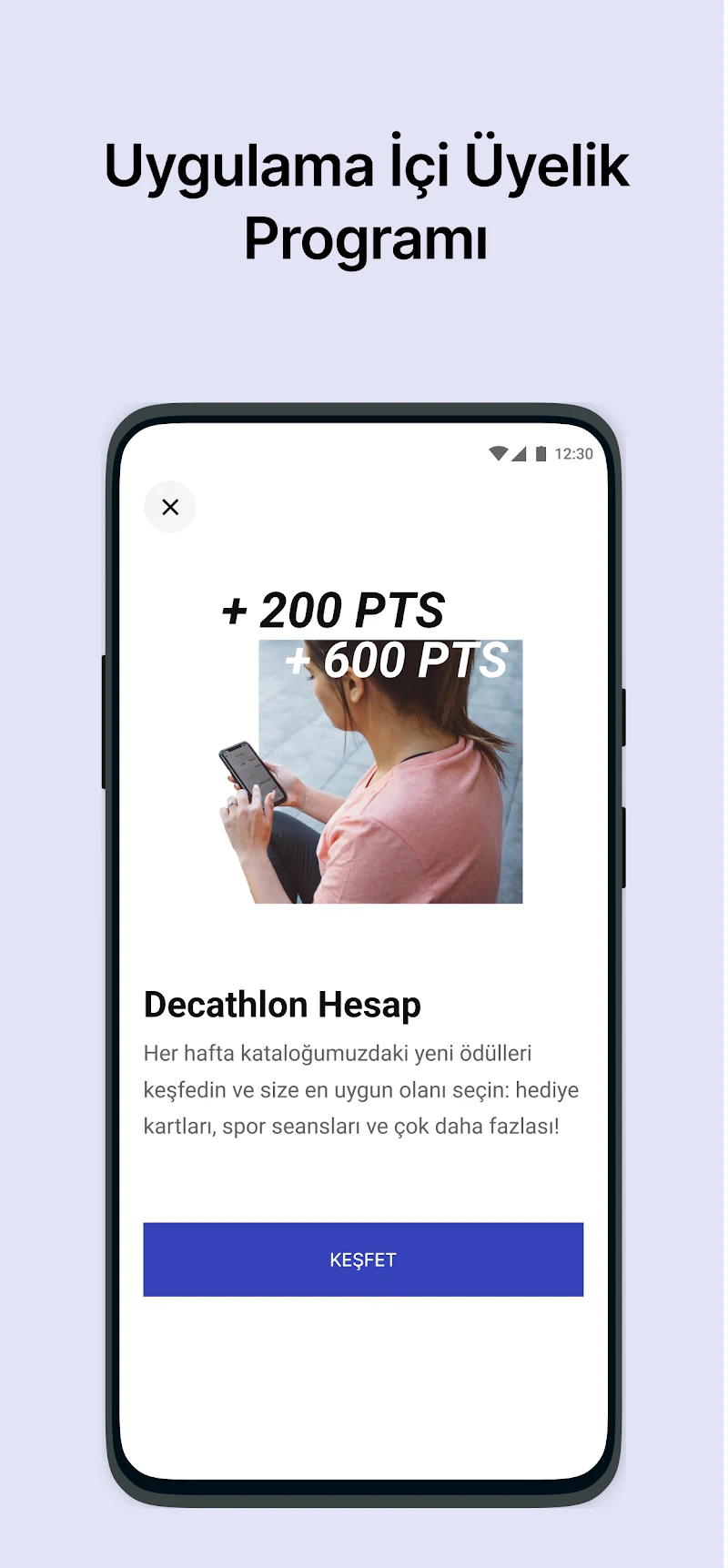 Decathlon - Spor Mağazası uygulama alışveriş sepeti ekranı