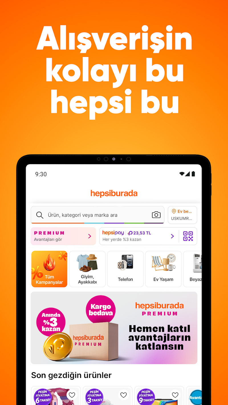 Hepsiburada: Online Alışveriş Hepsipay ödeme ekranı