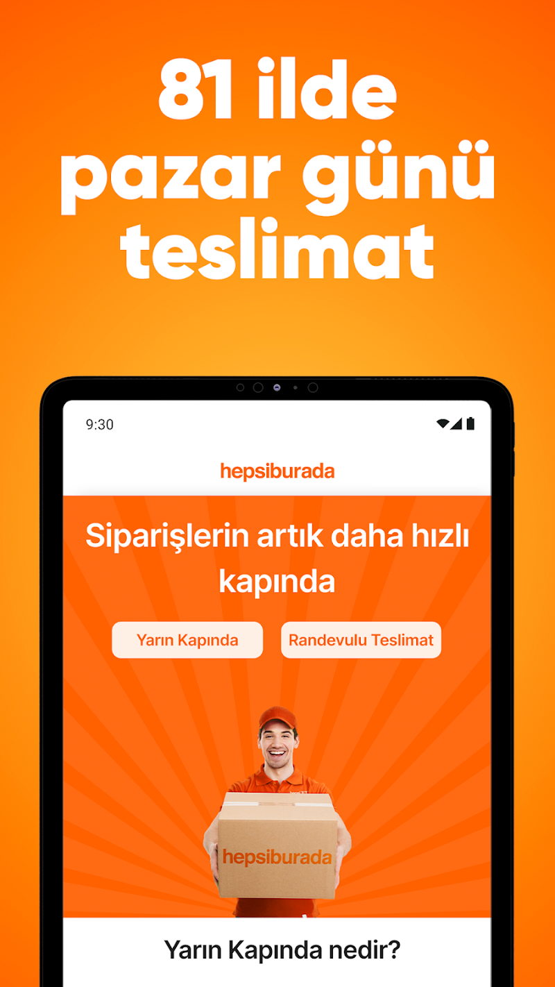Hepsiburada: Online Alışveriş HepsiGlobal ürünler ekranı