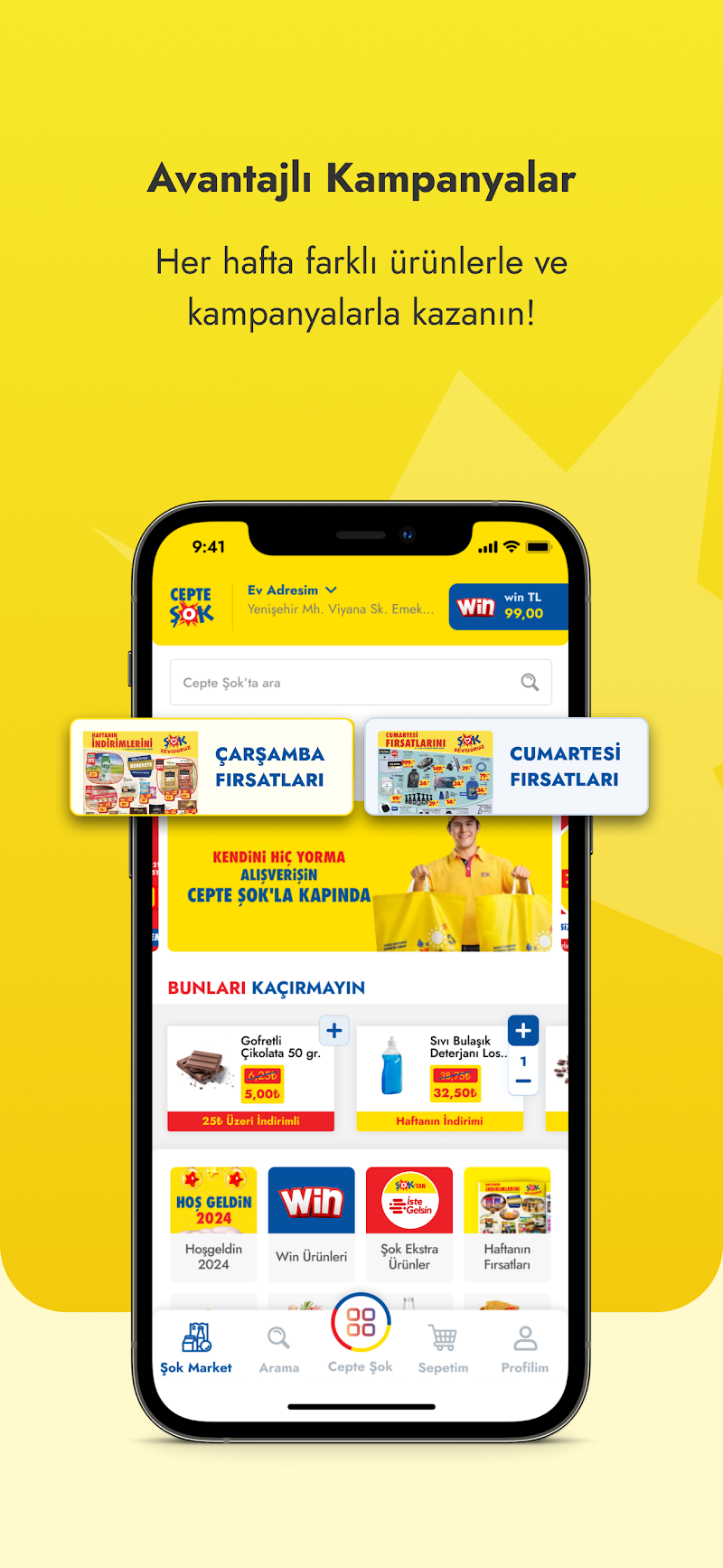 Cepte Şok son sürüm kampanya listesi