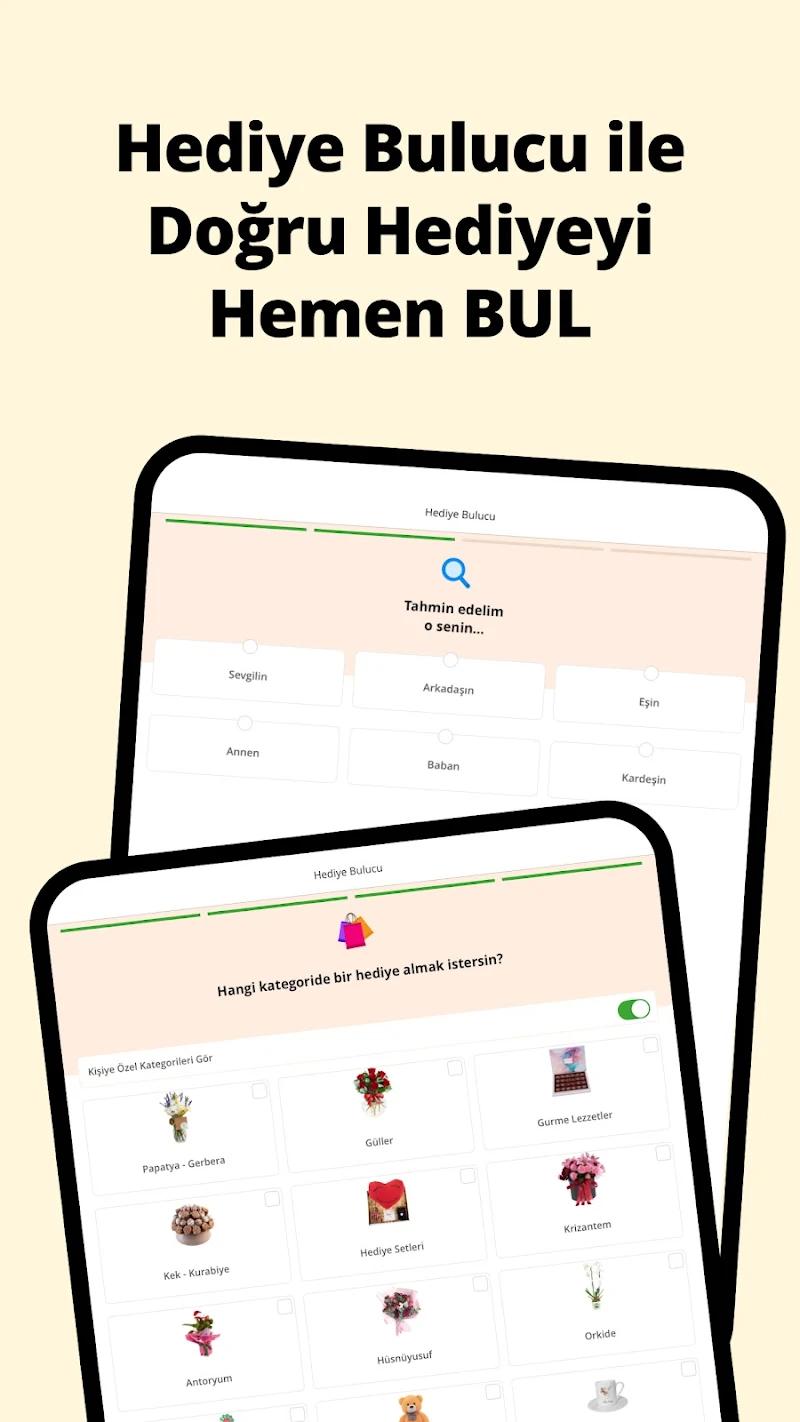 Çiçeksepeti - Çiçek & Hediye uygulama içi yardım ve destek bölümü