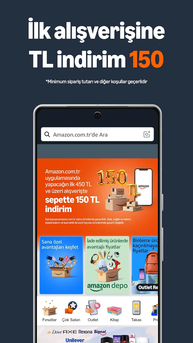 Amazon.com.tr Mobile Alışveriş APK ana ekran görüntüsü