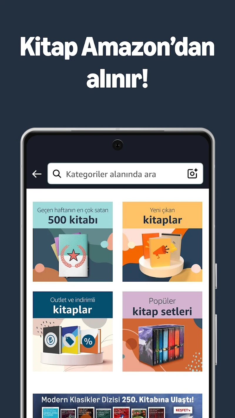 Amazon.com.tr Mobile Alışveriş alışveriş sepeti ekranı