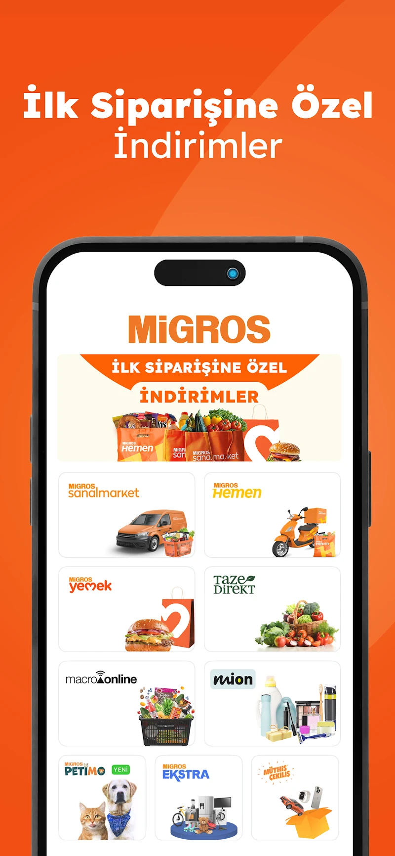 Migros - Market & Yemek APK ana ekran görüntüsü