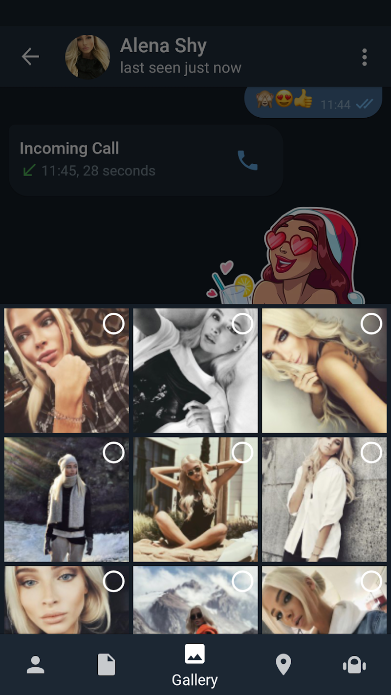 Telegram X deneysel özellikler menüsü