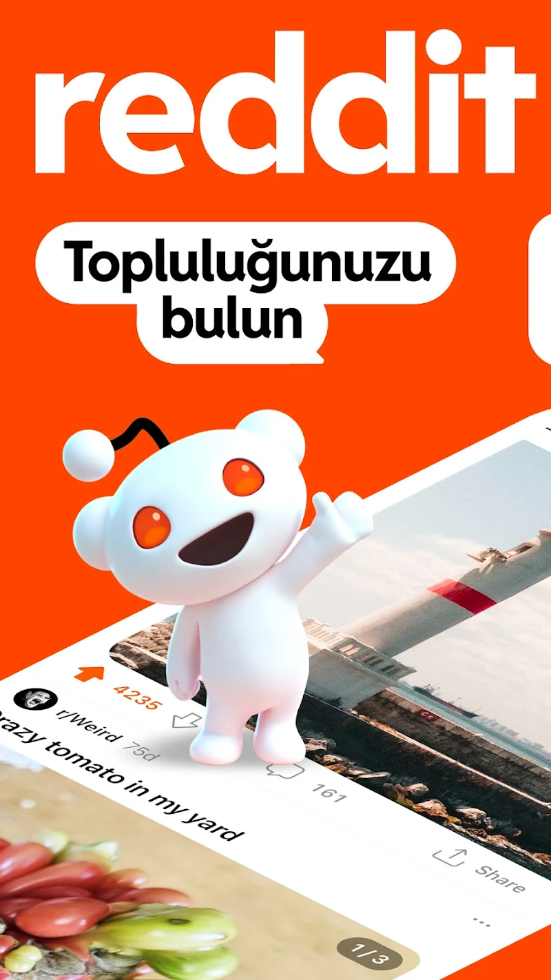 Reddit APK ana ekran görüntüsü