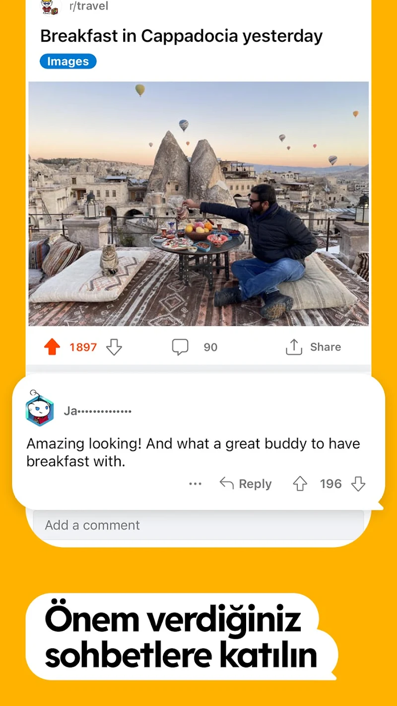 Reddit topluluklar bölümü ekran görüntüsü