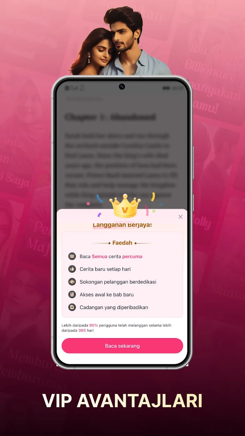 NovelaGo - Roman & Kitap Oku APK profil ve istatistikler ekranı
