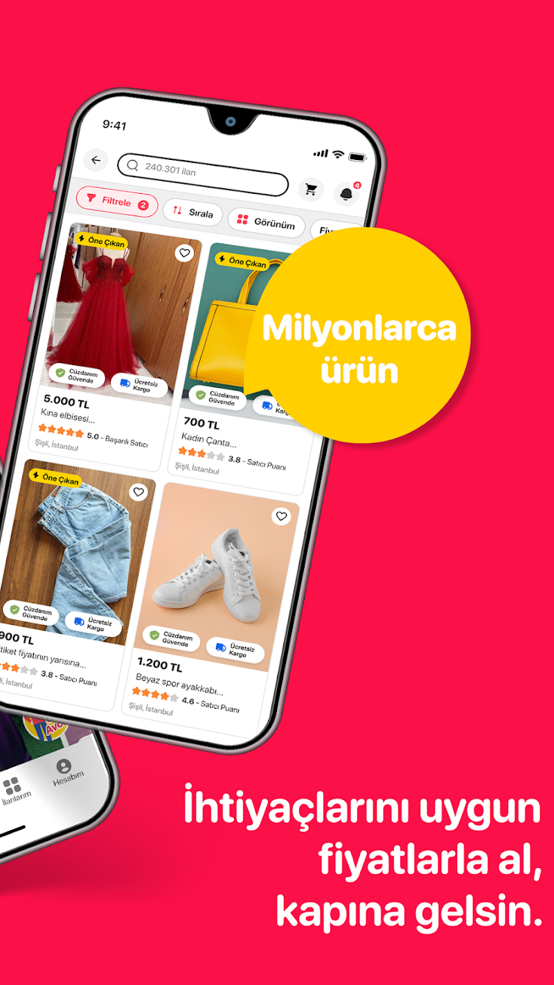 letgo: İkinci El Al ve Sat ilan verme ekranı