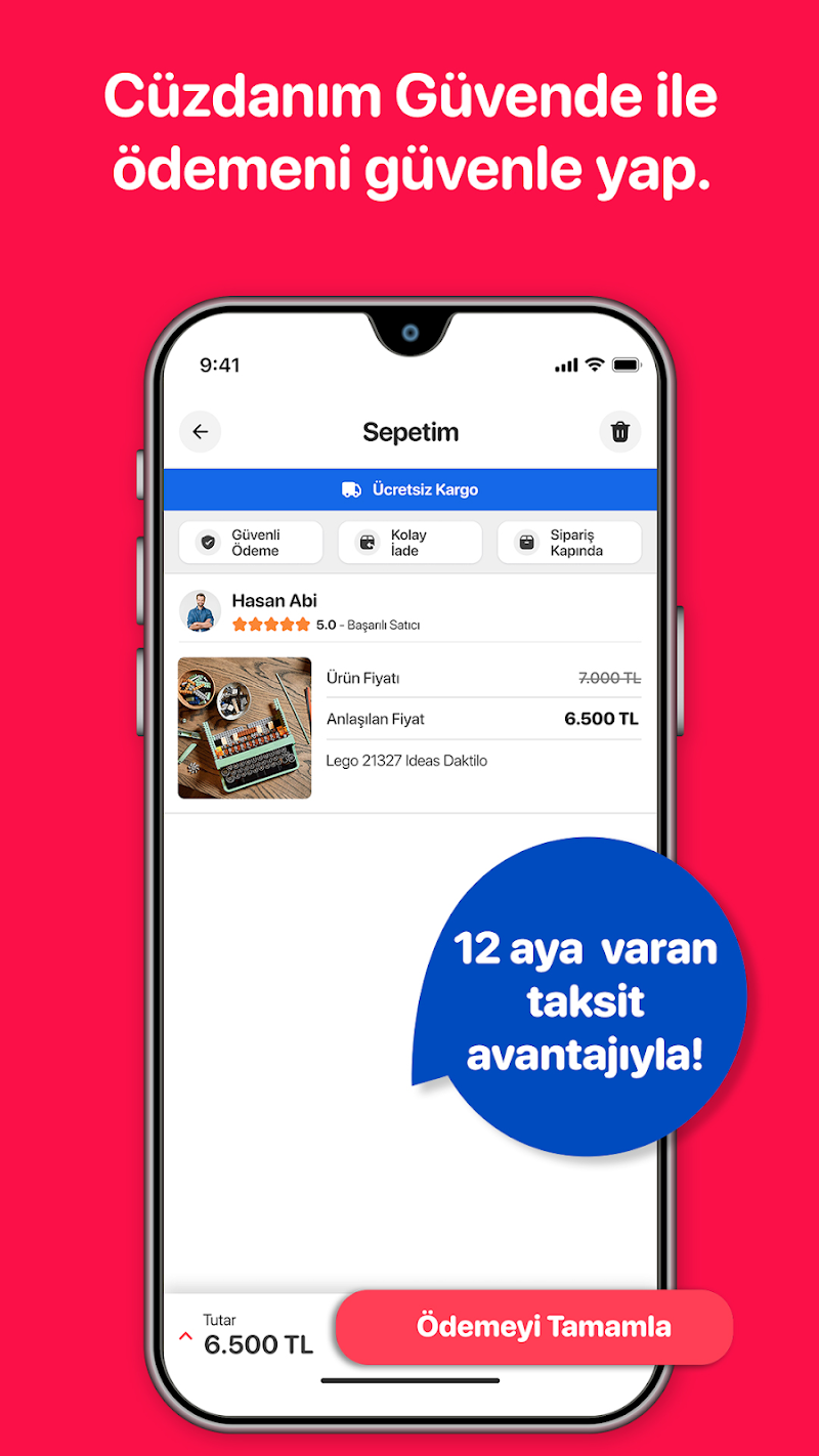 letgo: İkinci El Al ve Sat ürün arama ekranı