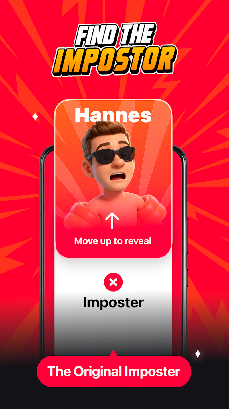 Splash - Imposter Game APK oyun seçme ekranı