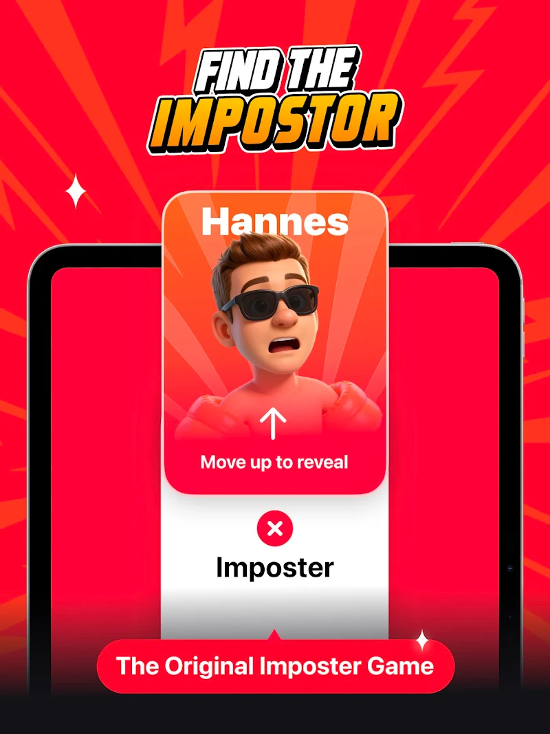 Splash - Imposter Game grup oluşturma ekranı