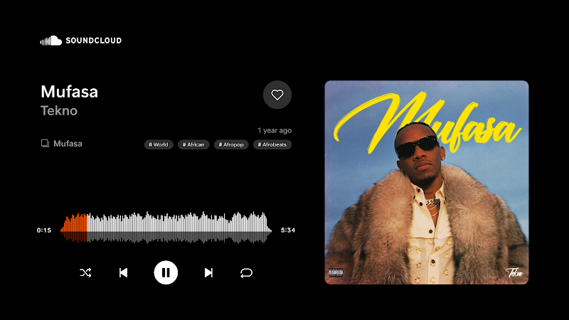 SoundCloud: müzik & audio Android Wear OS desteği ekranı