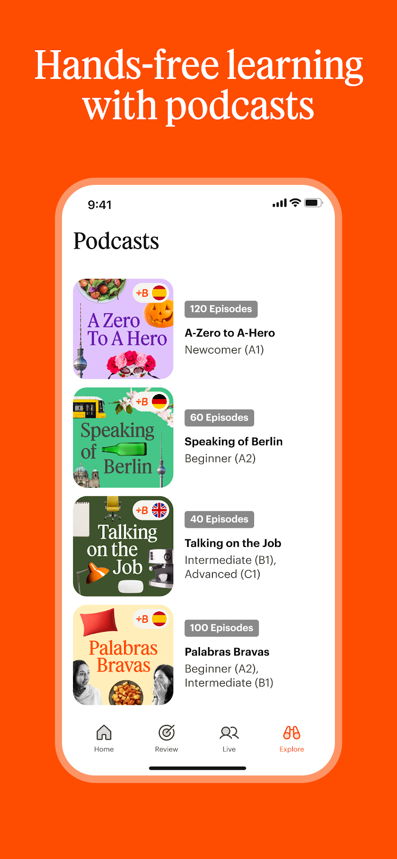 Babbel - Learn Languages öğrenme ilerleme istatistikleri
