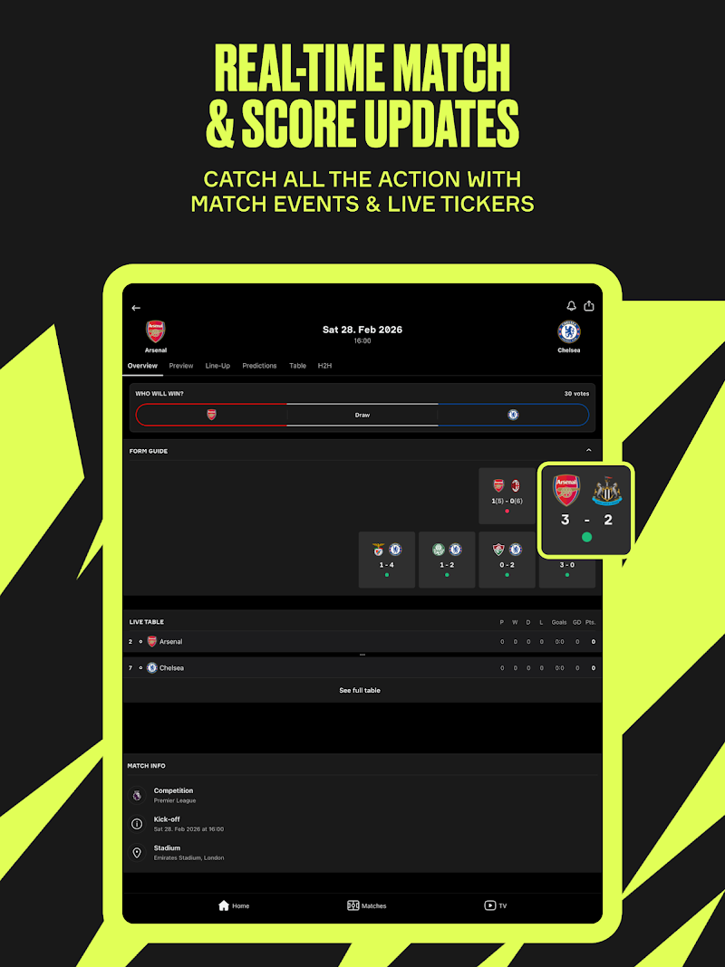 OneFootball: Football Scores 2026 güncelleme ekranı