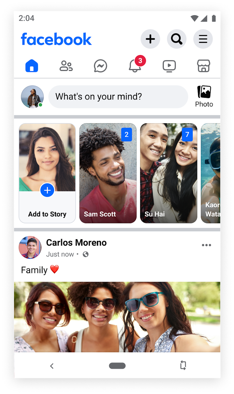 Facebook Lite APK ana ekran görüntüsü