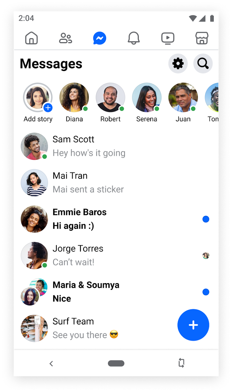 Facebook Lite Android bildirim ekranı