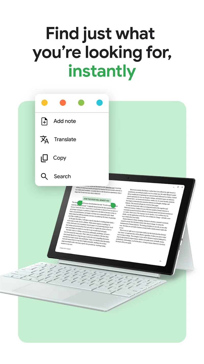 Google Play Kitaplar not alma ekranı