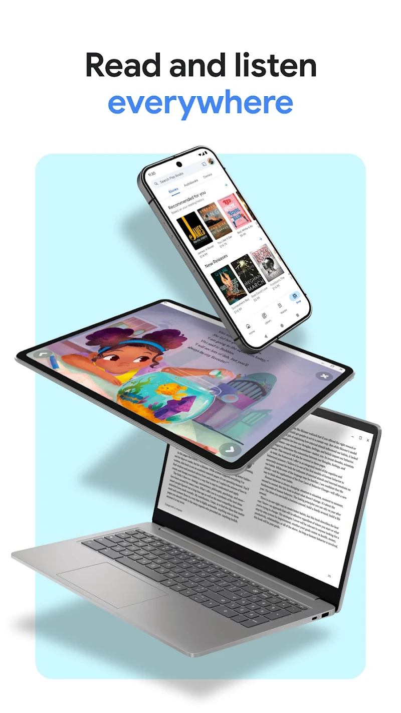 Google Play Kitaplar çocuklar için okuma aracı