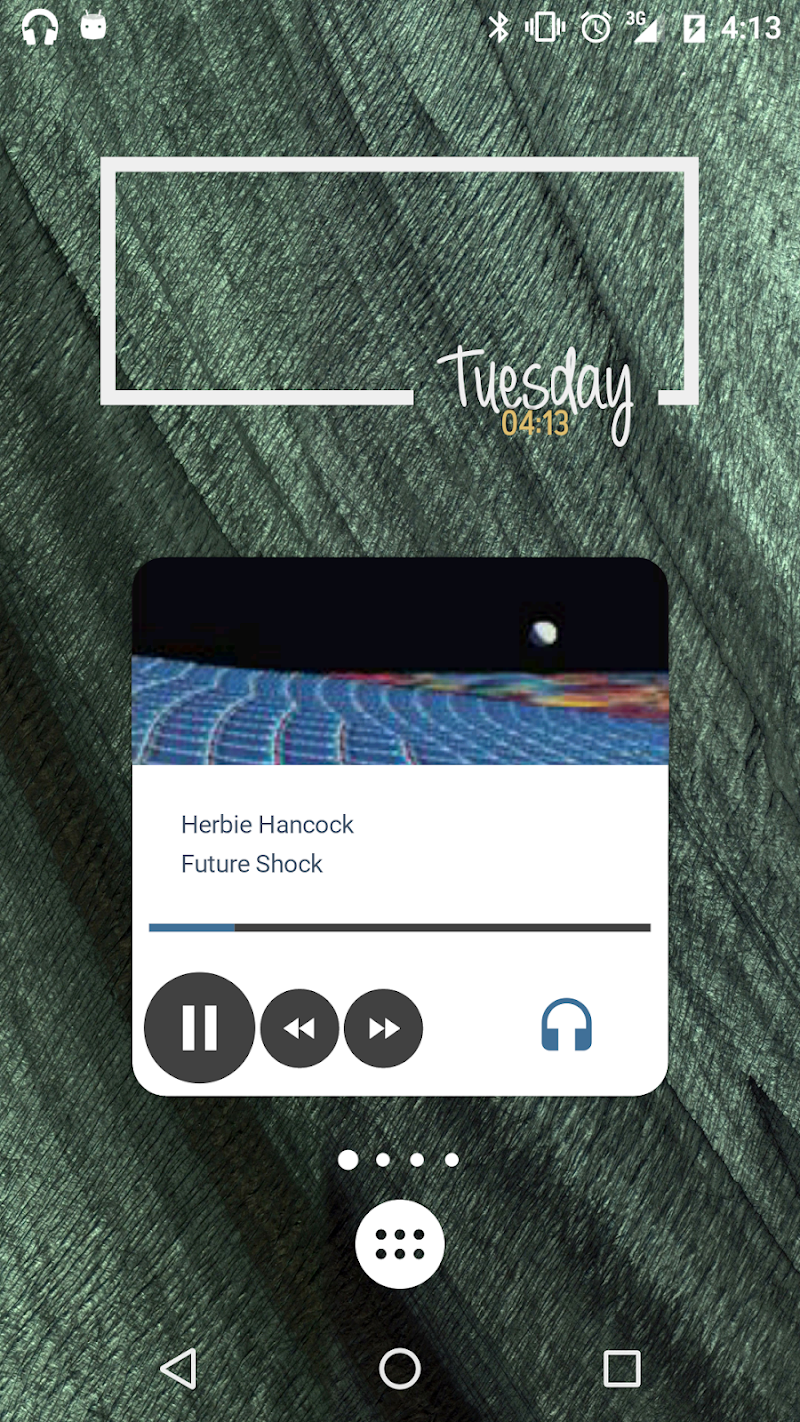 KWGT Kustom Widget Maker Android kurulum ekranı