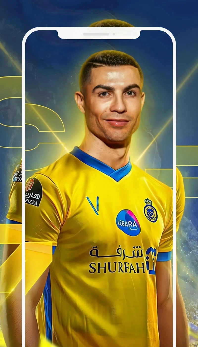 Soccer Ronaldo wallpapers CR7 uygulama ana menüsü