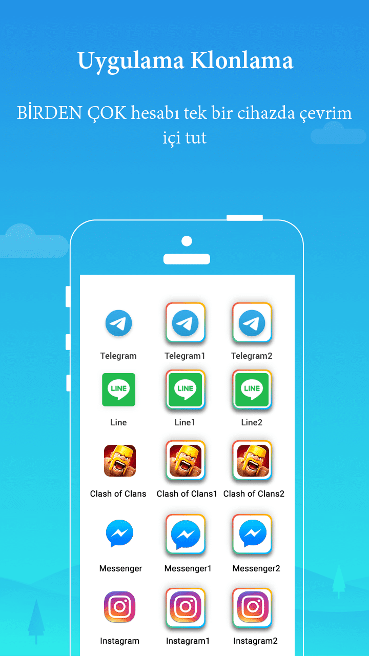 Parallel Space -Çoklu Hesaplar APK ana ekran görüntüsü