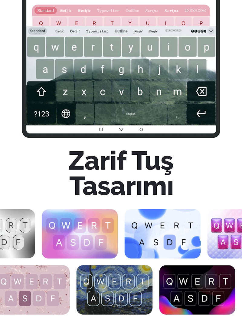 Fonts Art - Yazı Tipi Klavye Instagram biyografi düzenleme ekranı