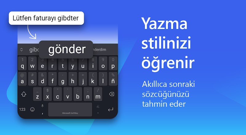 Microsoft SwiftKey Klavye APK ana ekran görüntüsü