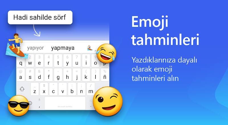 Microsoft SwiftKey Klavye uygulama ayarları ekranı