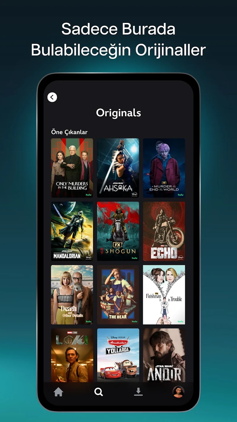 Disney+ Android indir sayfası