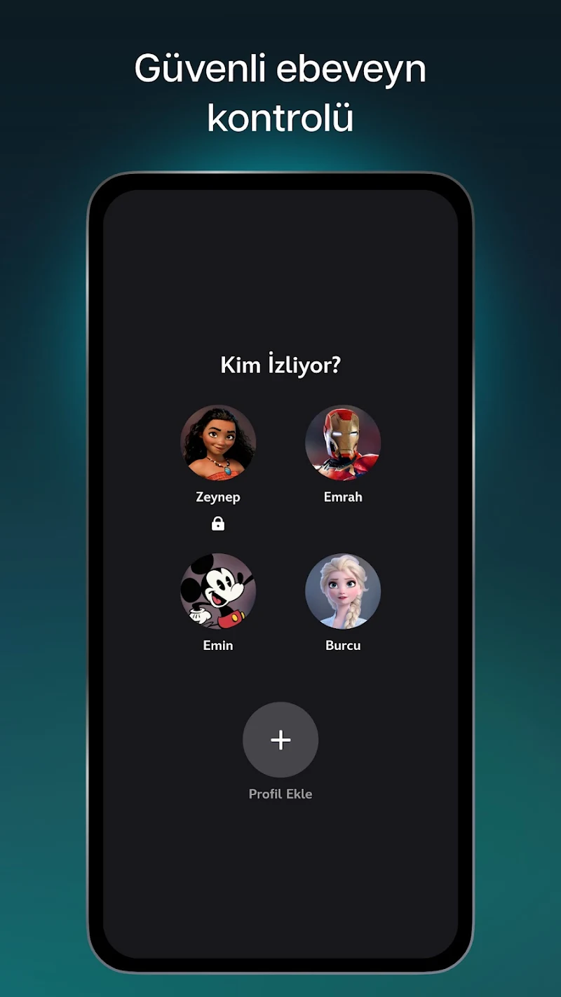 Disney+ ebeveyn kontrol ayarları