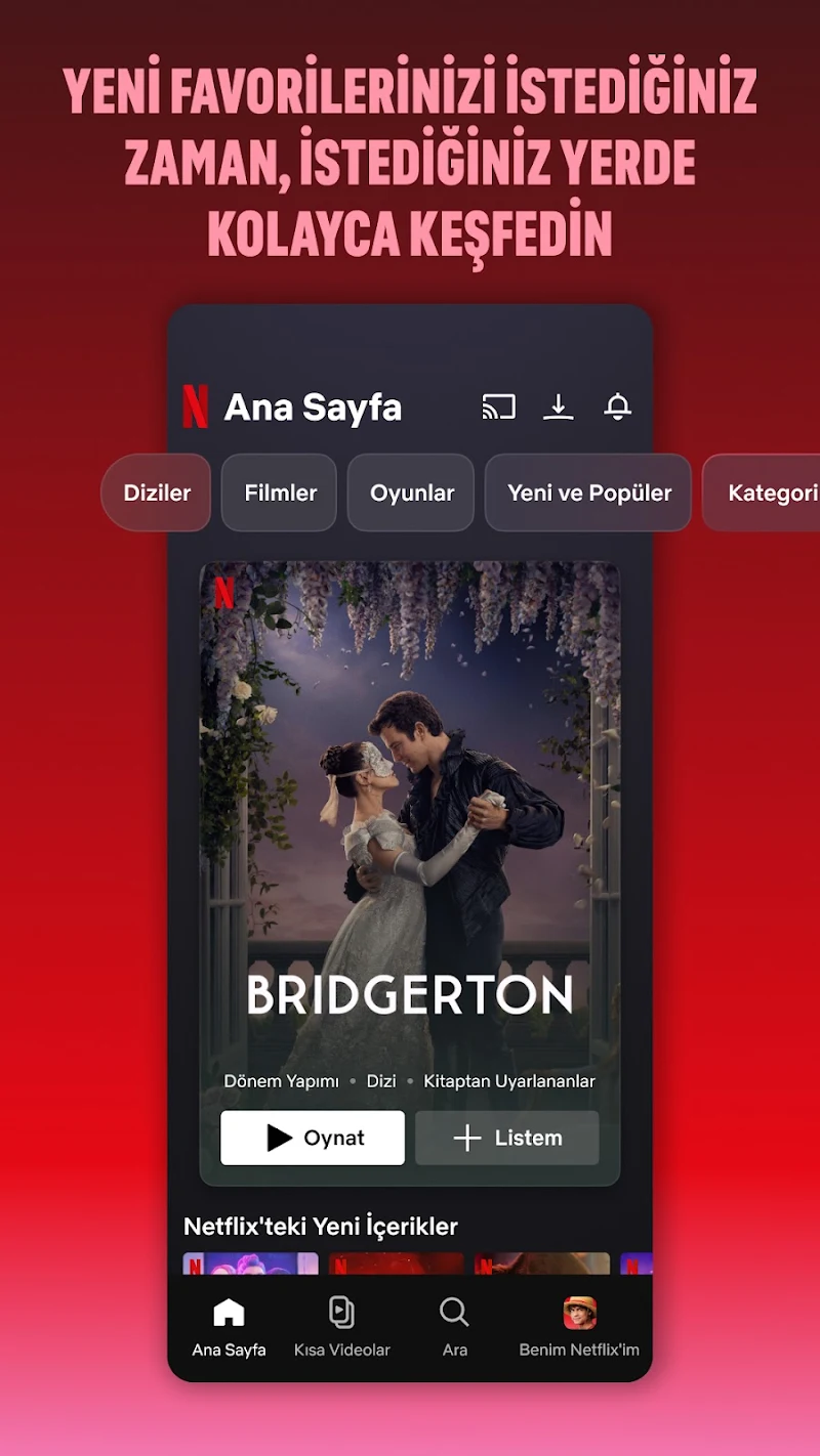 Netflix APK ana ekran görüntüsü
