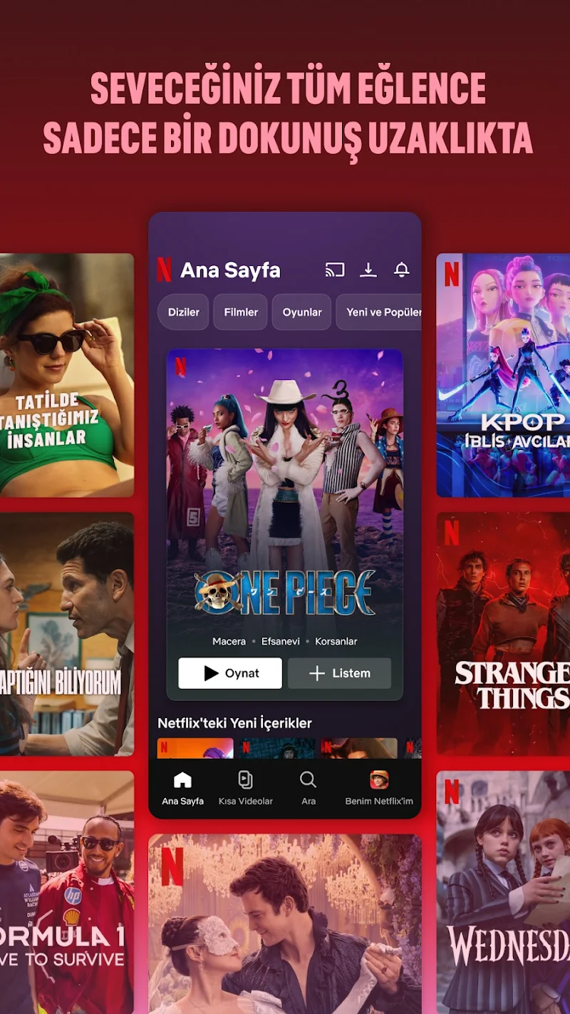 Netflix kullanıcı profili ekranı