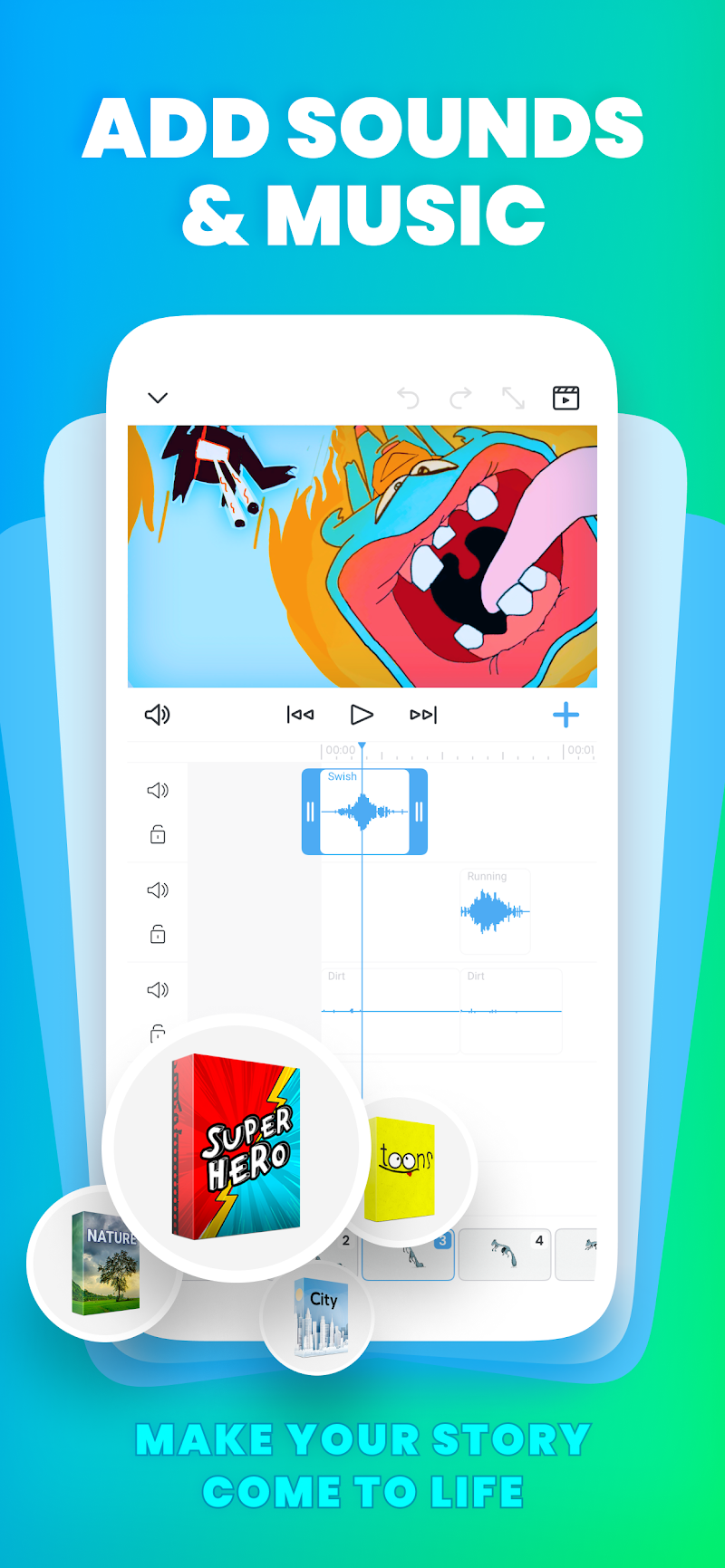 FlipaClip: Draw 2D Animation soğan kabuğu aracı kullanımı