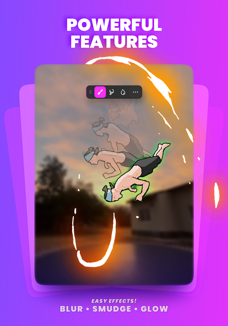 FlipaClip: Draw 2D Animation yeni proje oluşturma ekranı