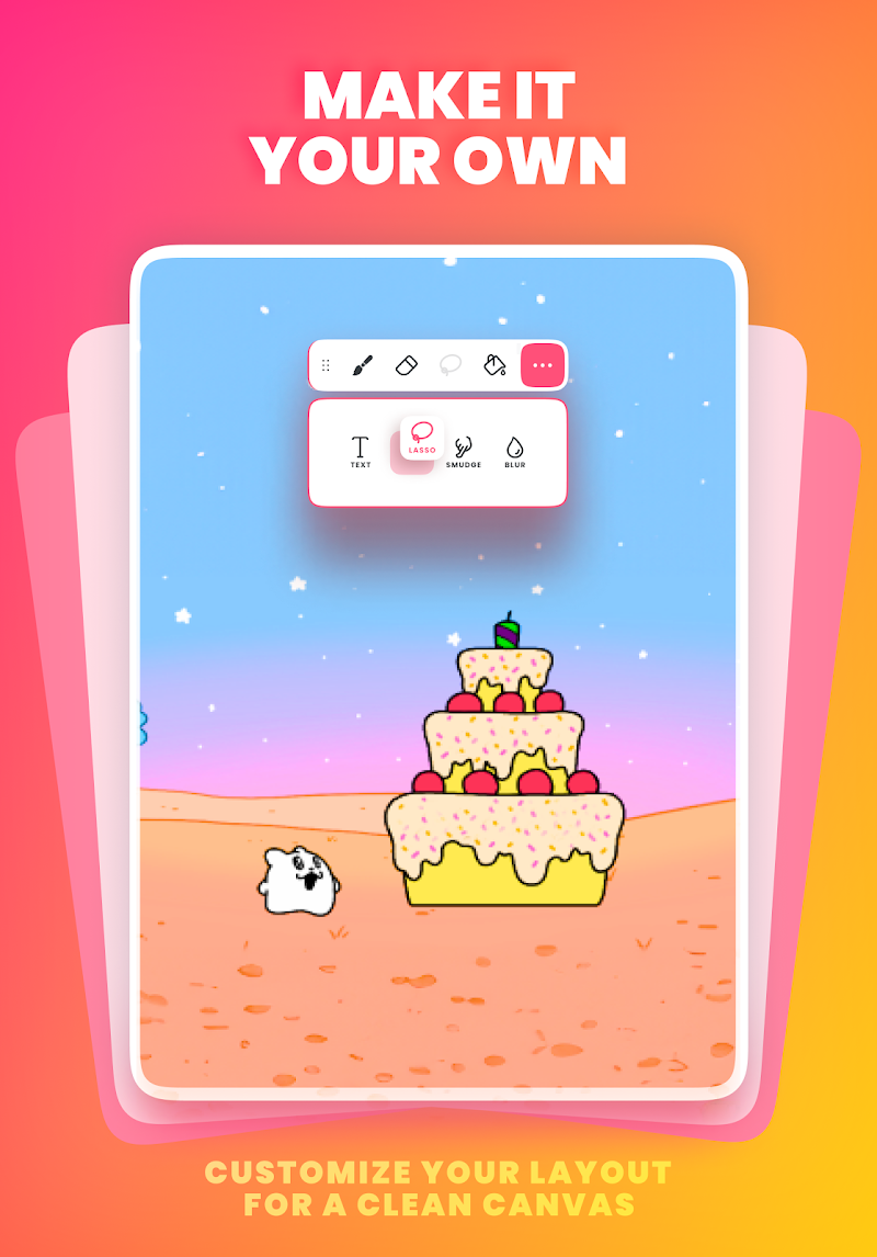 FlipaClip: Draw 2D Animation animasyon önizleme ekranı