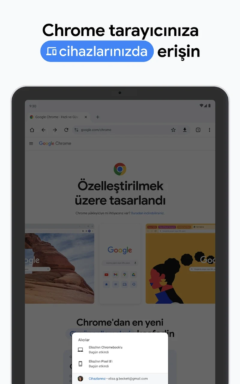 Google Chrome APK dosyası kurulum ekranı