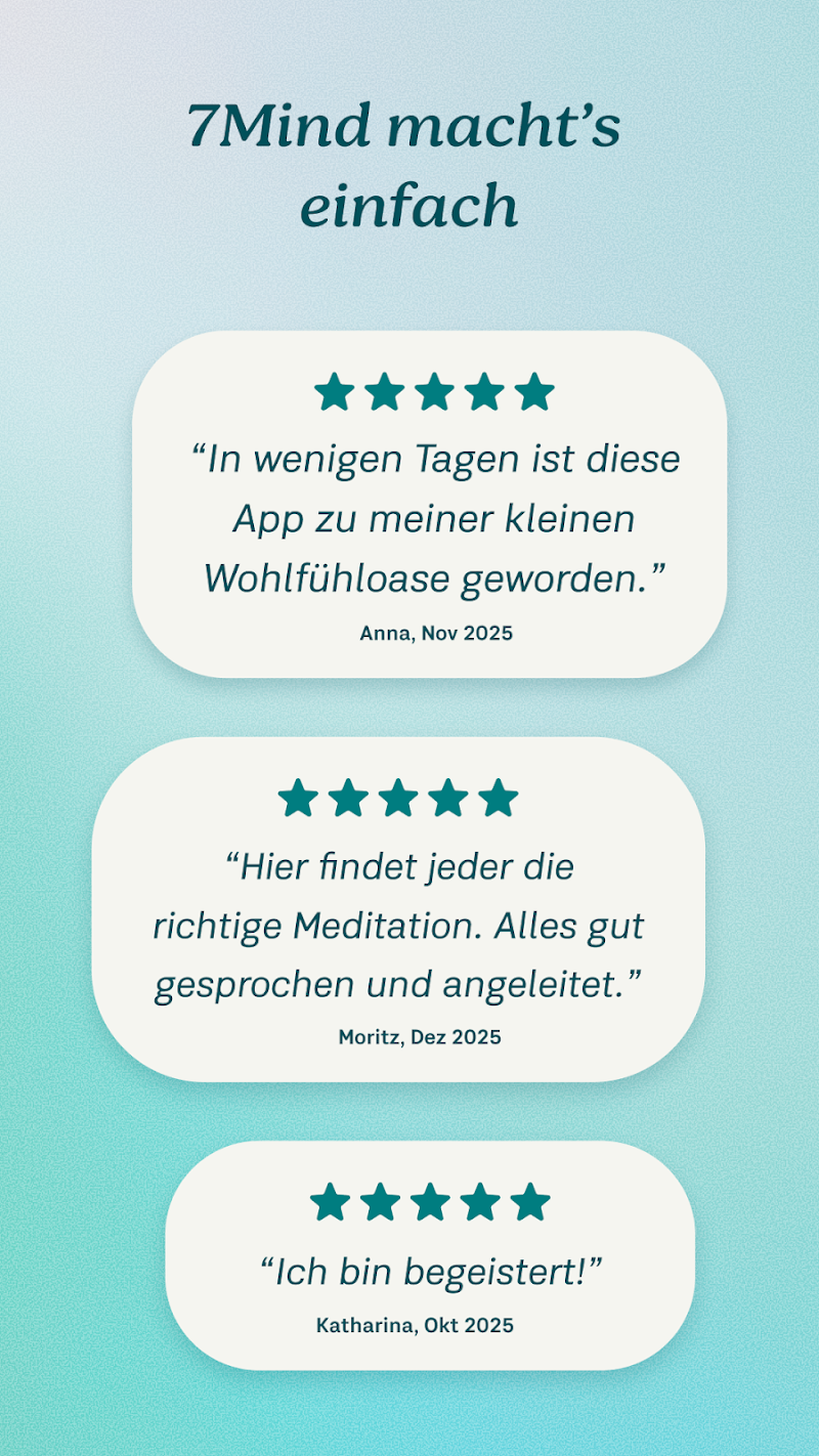 7Mind Meditation & Achtsamkeit uyku hikayeleri bölümü