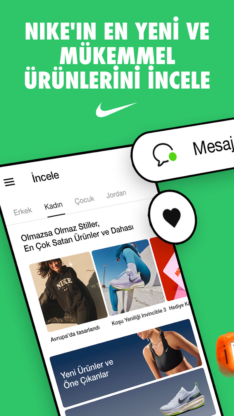 Nike APK ana ekran görüntüsü
