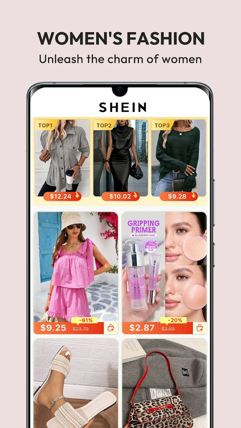 SHEIN-Shopping Online Android ürün detay sayfası