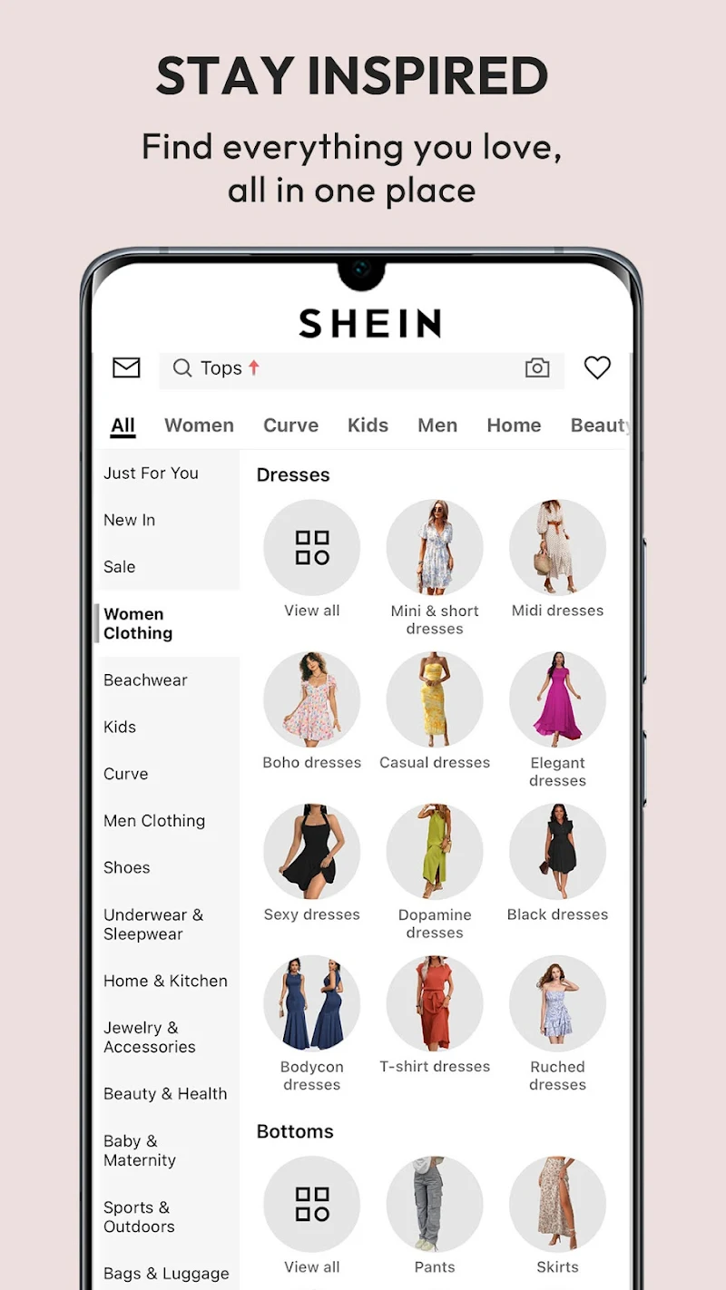 SHEIN-Shopping Online canlı sohbet destek ekranı