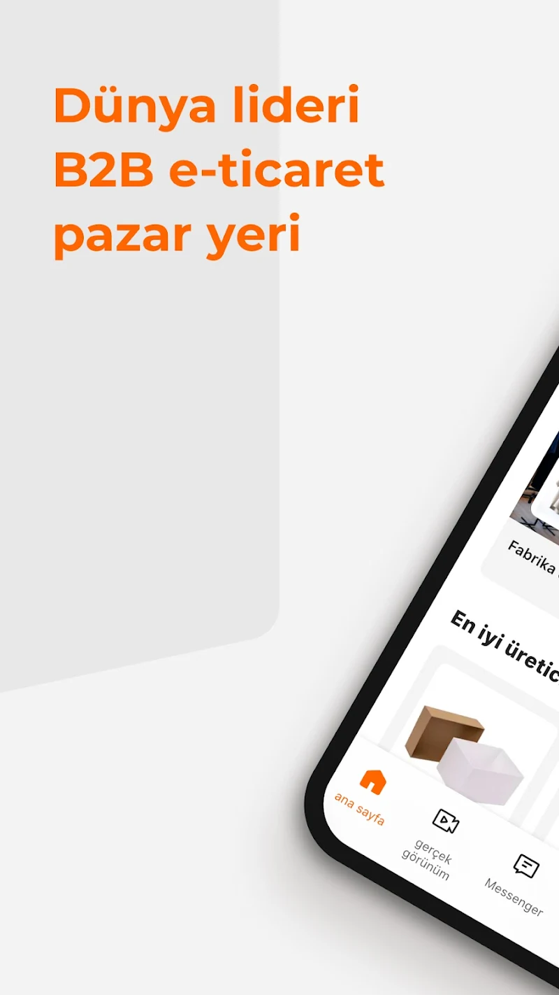 Alibaba.com - B2B pazar yeri APK ana ekran görüntüsü